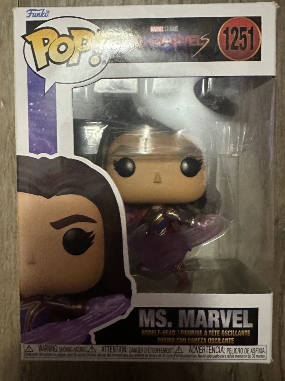 Funko Pop! Vinyl: Marvel - Ms. Marvel (Glow) - Funko (Exclusive) #1251.